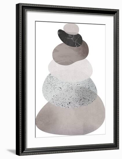 Scandi Stones II-Clara Wells-Framed Giclee Print