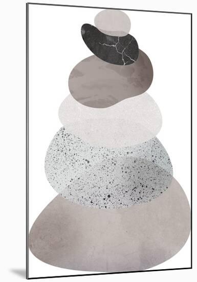 Scandi Stones II-Clara Wells-Mounted Giclee Print