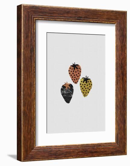 Scandi Strawberries-Orara Studio-Framed Photographic Print