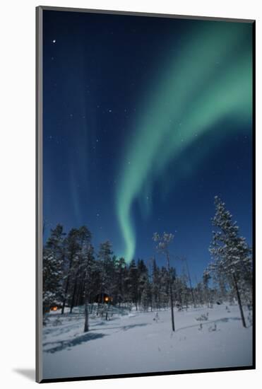 Scandinavia, Finland, Lapland, Ivalo, The Aurora borealis-Daisy Gilardini-Mounted Photographic Print