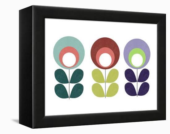 Scandinavian Flowers I-Anita Nilsson-Framed Stretched Canvas