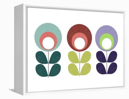 Scandinavian Flowers I-Anita Nilsson-Framed Stretched Canvas