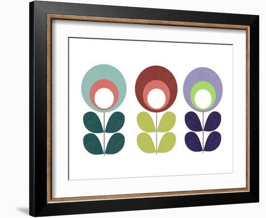 Scandinavian Flowers I-Anita Nilsson-Framed Art Print