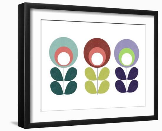 Scandinavian Flowers I-Anita Nilsson-Framed Art Print