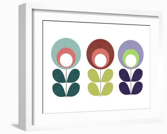 Scandinavian Flowers I-Anita Nilsson-Framed Art Print