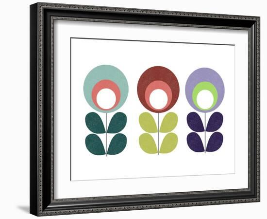 Scandinavian Flowers I-Anita Nilsson-Framed Art Print