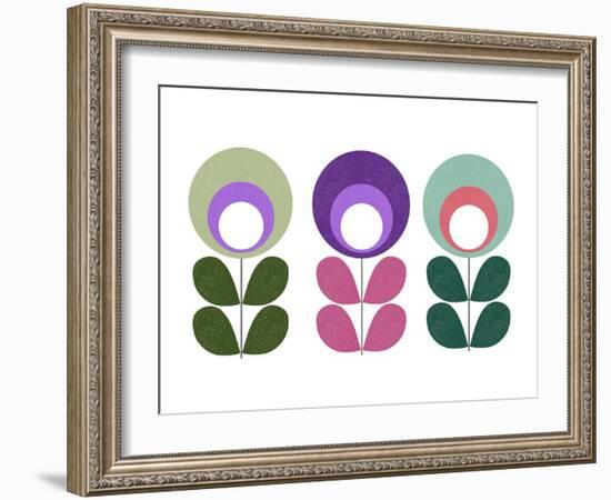 Scandinavian Flowers II-Anita Nilsson-Framed Art Print