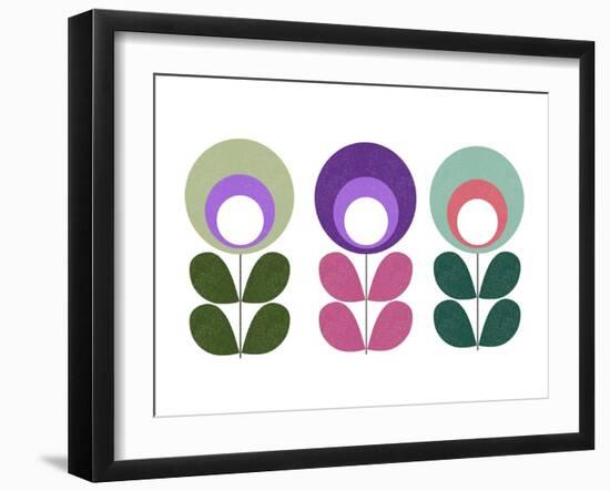 Scandinavian Flowers II-Anita Nilsson-Framed Art Print
