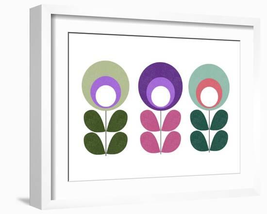 Scandinavian Flowers II-Anita Nilsson-Framed Art Print