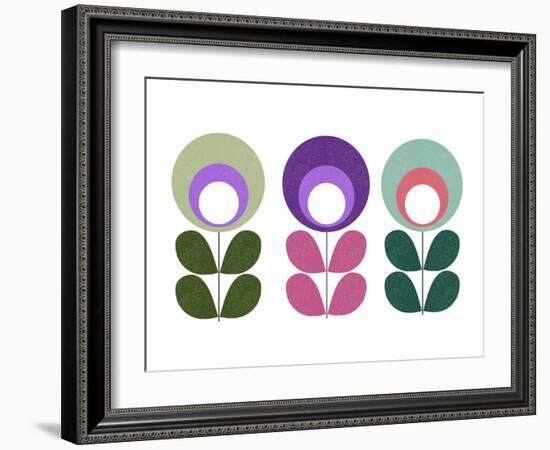 Scandinavian Flowers II-Anita Nilsson-Framed Art Print