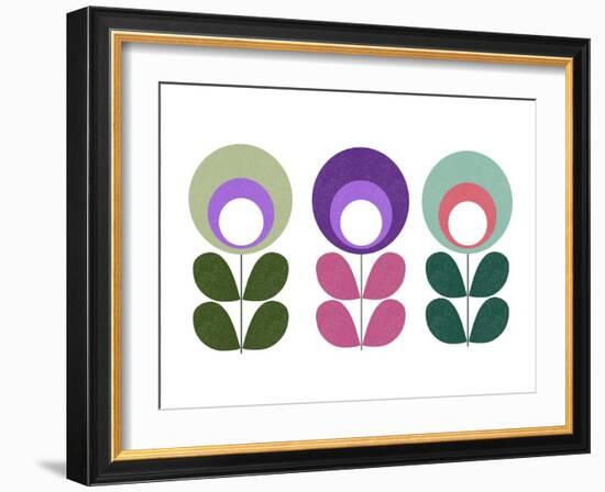 Scandinavian Flowers II-Anita Nilsson-Framed Art Print