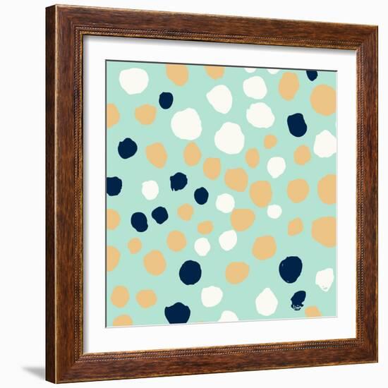 Scandinavian Pastel Background-Olha Kostiuk-Framed Premium Giclee Print