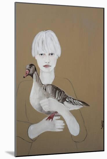 Scandinavian Pink Footed Goose, 2017-Susan Adams-Mounted Giclee Print