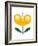 Scandinavian Yellow Flower-Anita Nilsson-Framed Art Print