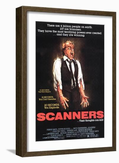 Scanners, Michael Ironside, 1981-null-Framed Premium Giclee Print