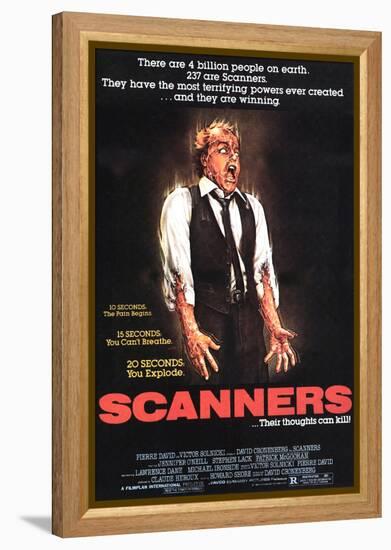 Scanners, Michael Ironside, 1981-null-Framed Stretched Canvas