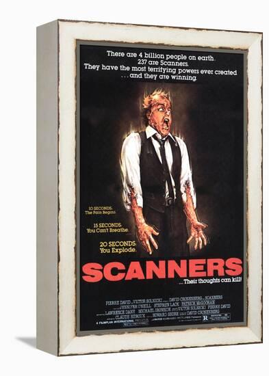 Scanners, Michael Ironside, 1981-null-Framed Stretched Canvas