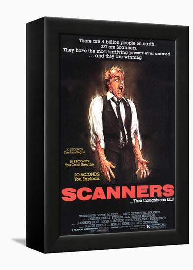 Scanners, Michael Ironside, 1981-null-Framed Stretched Canvas