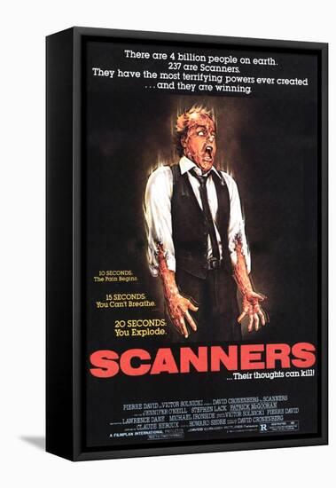 Scanners, Michael Ironside, 1981-null-Framed Stretched Canvas