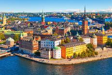 Aerial Panorama of Stockholm, Sweden-Scanrail-Photographic Print