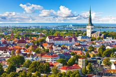 Aerial Panorama of Stockholm, Sweden-Scanrail-Photographic Print