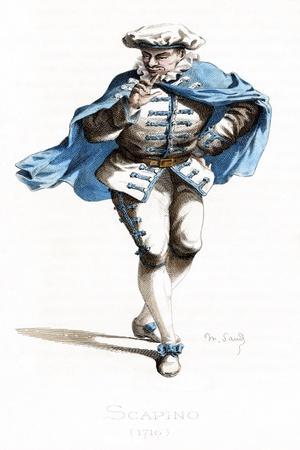 Scapino costume dated 1716' Giclee Print - Maurice Sand | Art.com