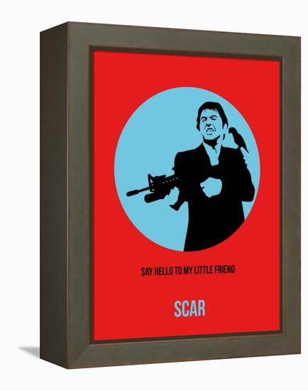 Scar Poster 1-Anna Malkin-Framed Stretched Canvas