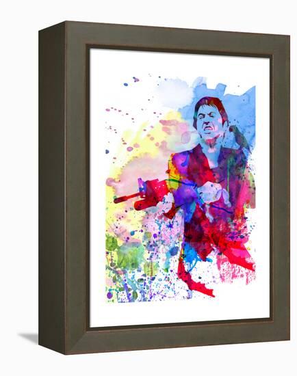 Scar Watercolor-Anna Malkin-Framed Stretched Canvas