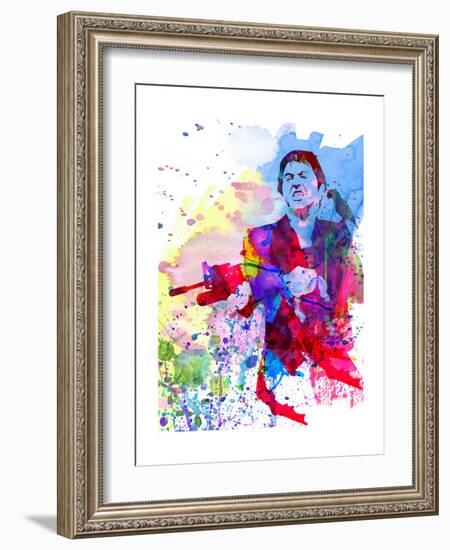 Scar Watercolor-Anna Malkin-Framed Premium Giclee Print