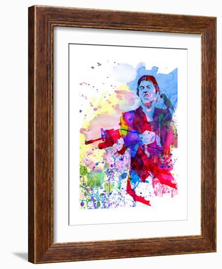 Scar Watercolor-Anna Malkin-Framed Premium Giclee Print