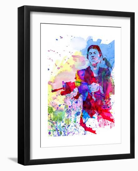 Scar Watercolor-Anna Malkin-Framed Premium Giclee Print