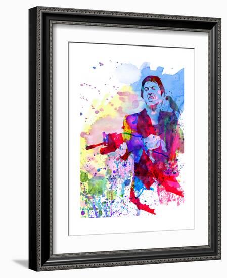 Scar Watercolor-Anna Malkin-Framed Premium Giclee Print