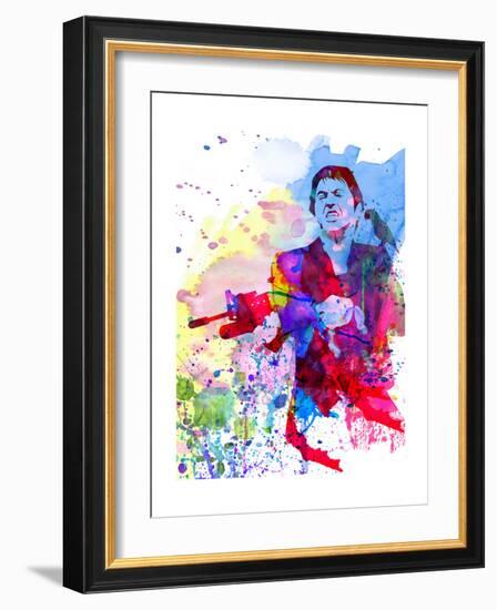 Scar Watercolor-Anna Malkin-Framed Premium Giclee Print