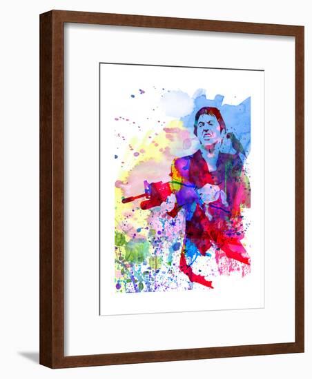 Scar Watercolor-Anna Malkin-Framed Art Print