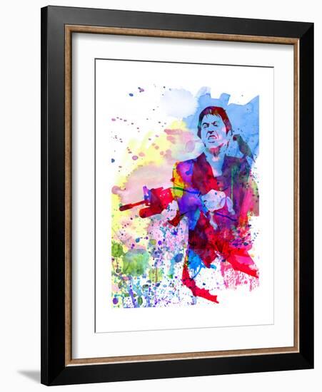 Scar Watercolor-Anna Malkin-Framed Art Print