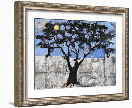 Scarab Tree of Life-Blenda Tyvoll-Framed Art Print