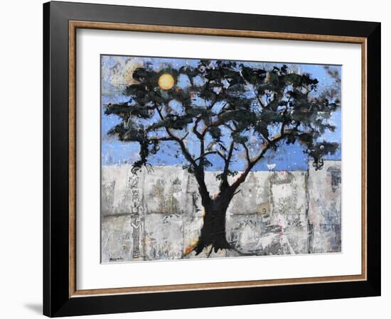 Scarab Tree of Life-Blenda Tyvoll-Framed Art Print