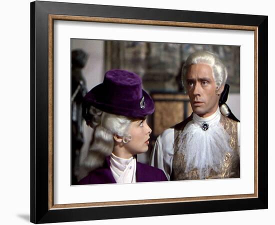 SCARAMOUCHE, 1952 directed by GEORGE SIDNEY Janet Leigh and Mel Ferrer (photo)-null-Framed Photo