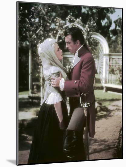 SCARAMOUCHE, 1952 directed by GEORGE SIDNEY Janet Leigh and Stewart Granger (photo)-null-Mounted Photo