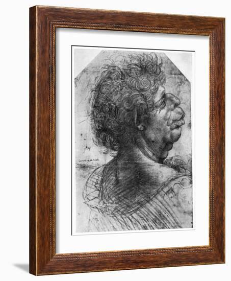 Scaramuccia, 1500-1505-Leonardo da Vinci-Framed Giclee Print