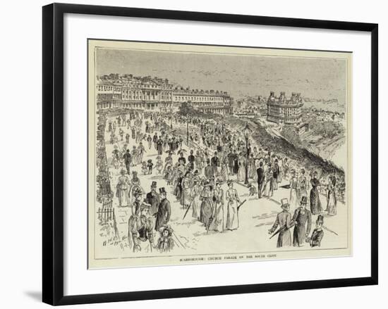 Scarborough, Church Parade on the South Cliff-null-Framed Giclee Print