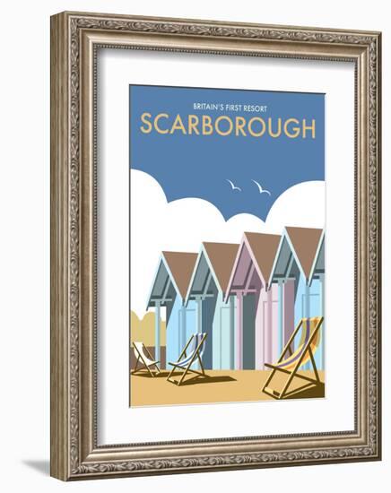 Scarborough - Dave Thompson Contemporary Travel Print-Dave Thompson-Framed Art Print