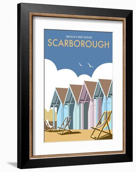 Scarborough - Dave Thompson Contemporary Travel Print-Dave Thompson-Framed Art Print