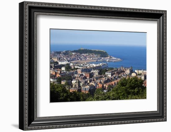 Scarborough from Olivers Mount, North Yorkshire, Yorkshire, England, United Kingdom, Europe-Mark Sunderland-Framed Photographic Print