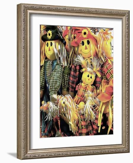 Scarecrow Family-Dorothy Berry-Lound-Framed Giclee Print