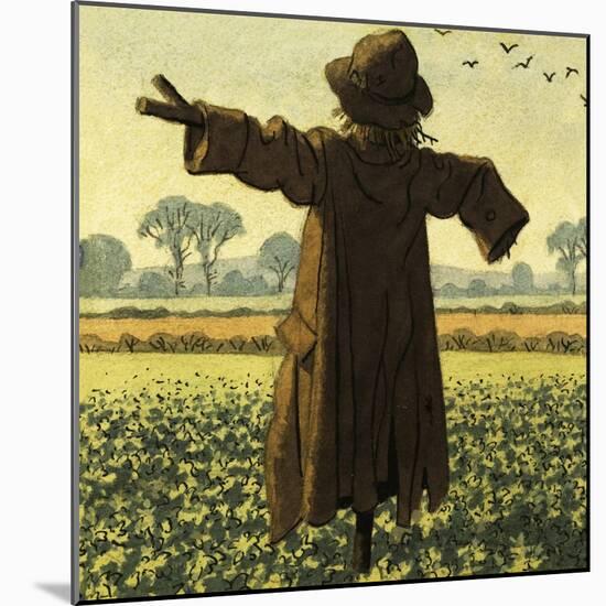 Scarecrow-Ronald Lampitt-Mounted Giclee Print