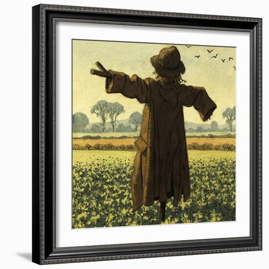 Scarecrow-Ronald Lampitt-Framed Giclee Print