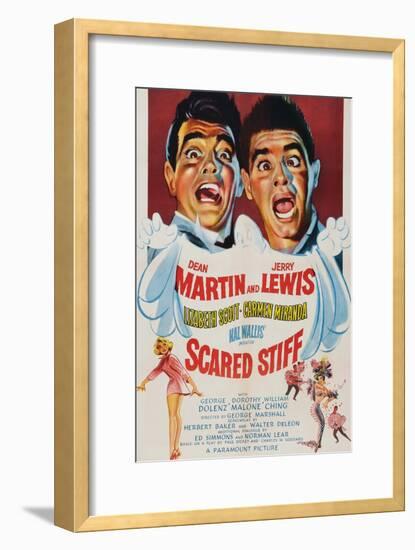 Scared Stiff, Dean Martin, Jerry Lewis, 1953-null-Framed Premium Giclee Print