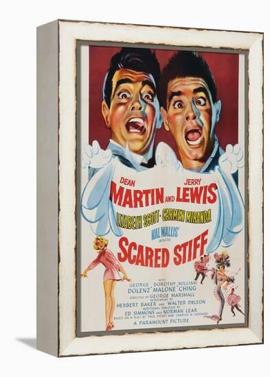 Scared Stiff, Dean Martin, Jerry Lewis, 1953-null-Framed Stretched Canvas