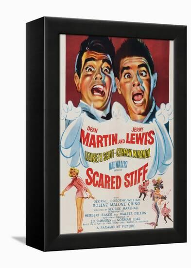 Scared Stiff, Dean Martin, Jerry Lewis, 1953-null-Framed Stretched Canvas